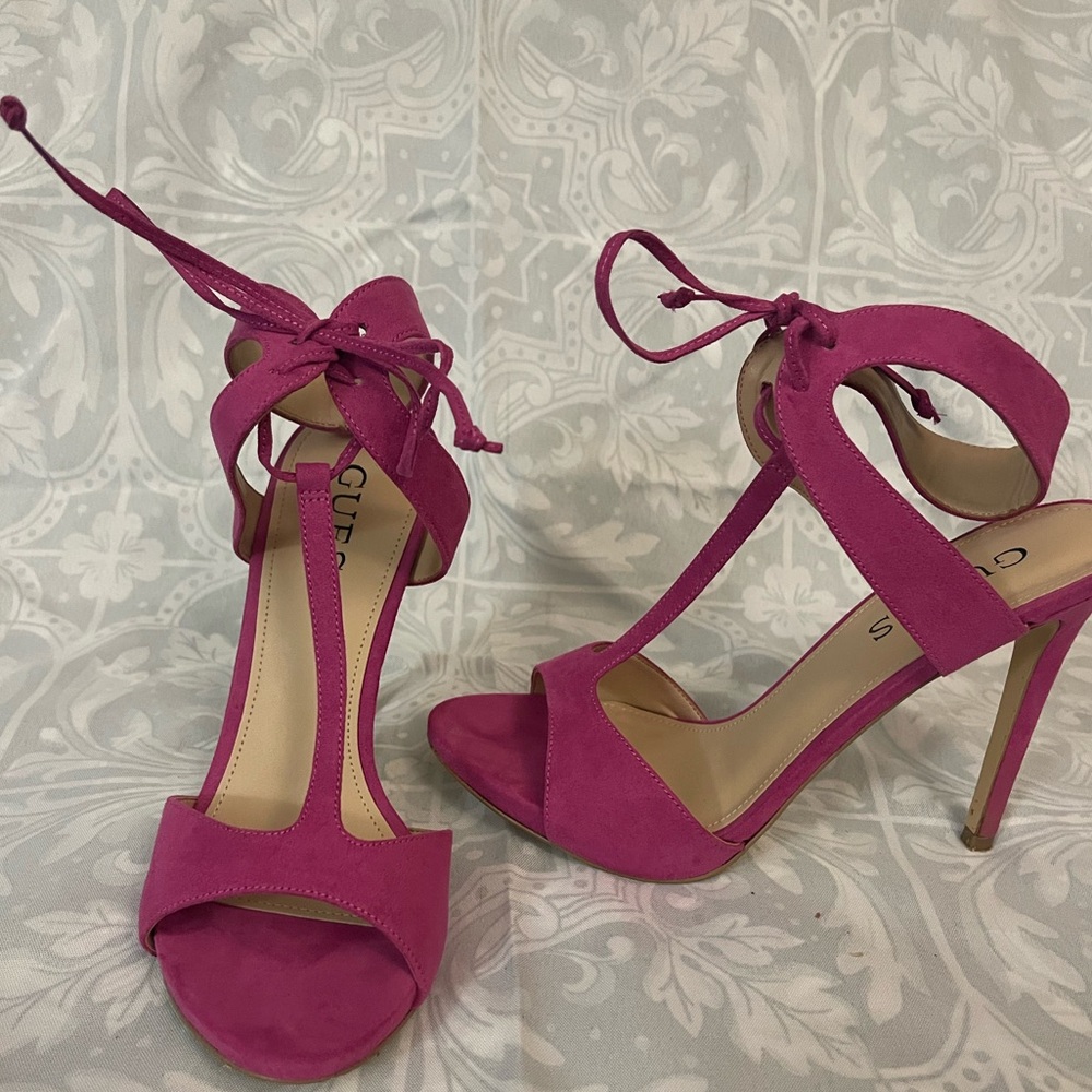 Guess heels, Pink color, Size 7.5